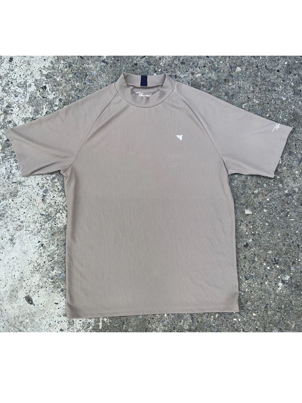 Macade Golf Concept Mens Large Beige Polo Shirt